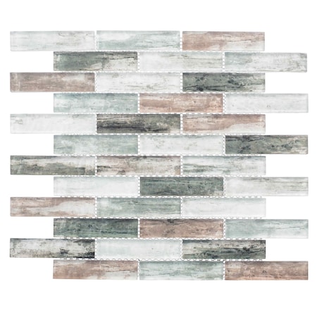 Andova Tiles SAMPLE Giovan 1 x 4 Glass Brick Joint Mosaic Tile SAM-ANDGIO404
